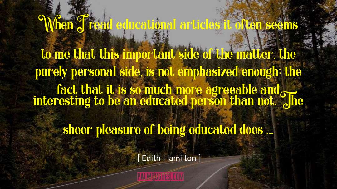 Jrme Articles quotes by Edith Hamilton