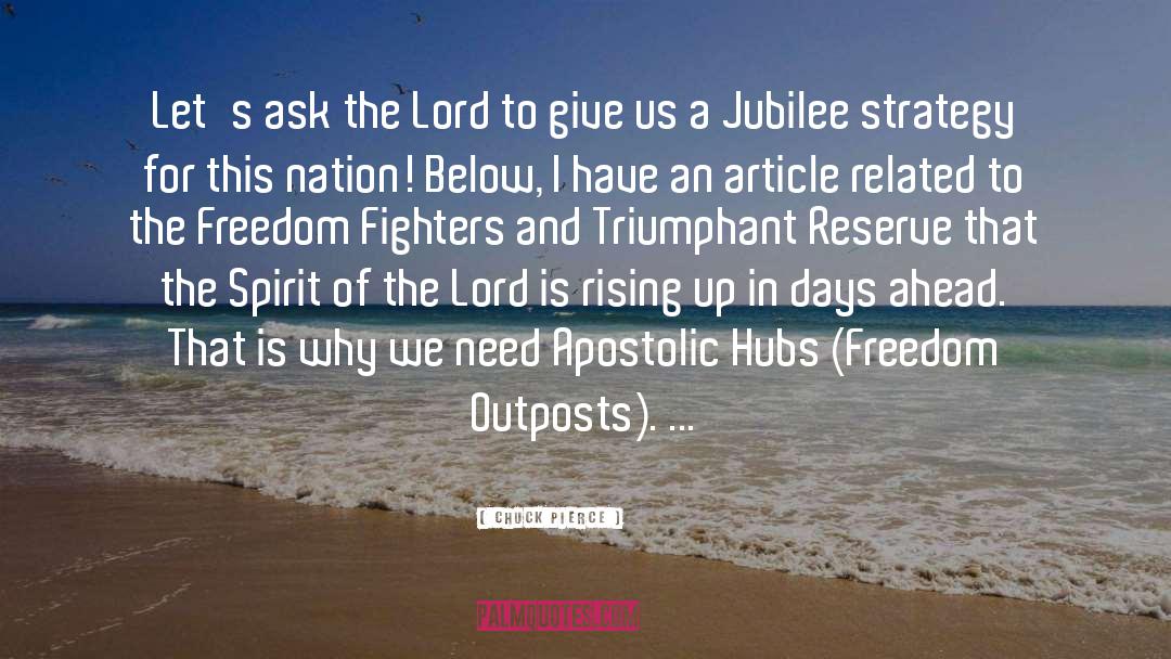 Jubilee quotes by Chuck Pierce