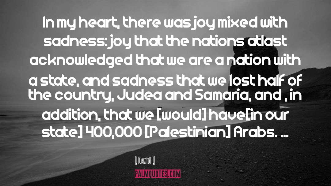 Judaea And Samaria quotes by David