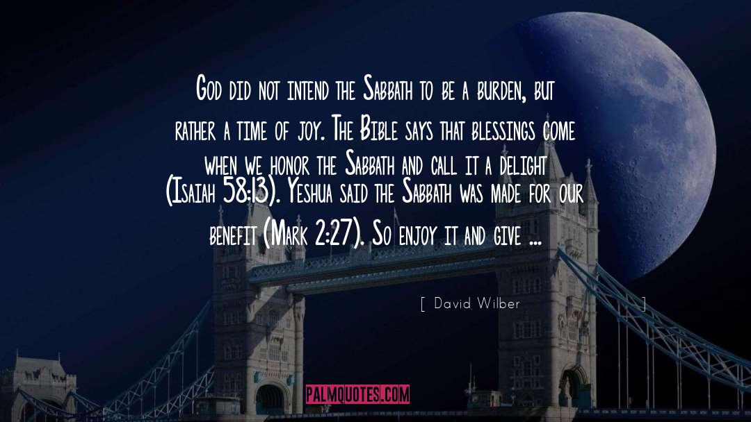 Judaism quotes by David Wilber