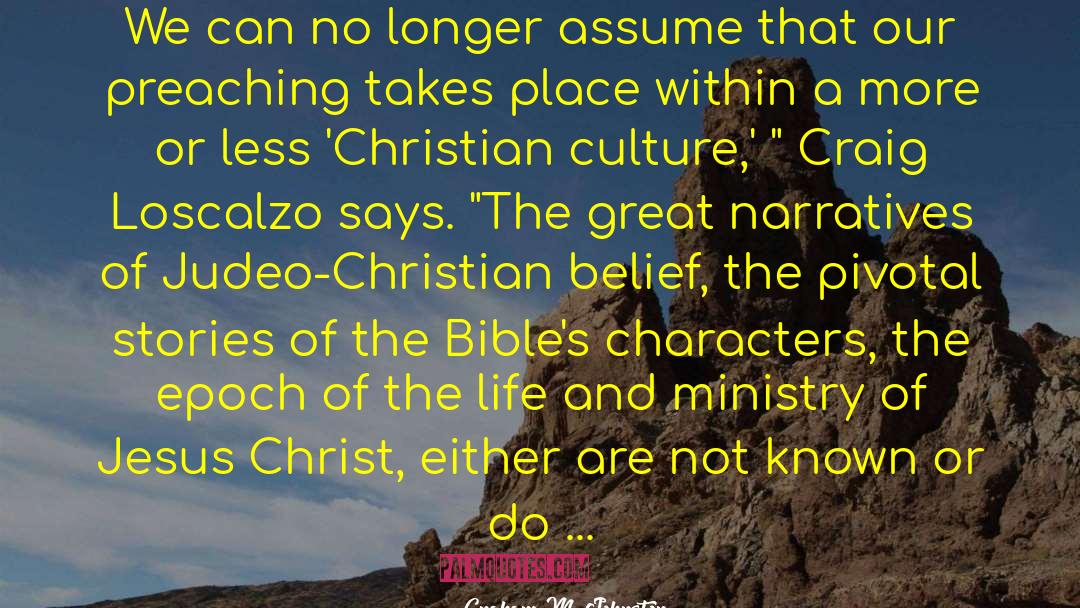 Judeo Christian quotes by Graham M. Johnston