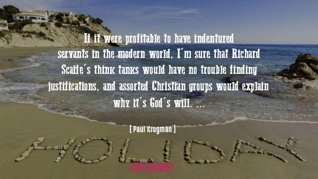 Judeo Christian quotes by Paul Krugman