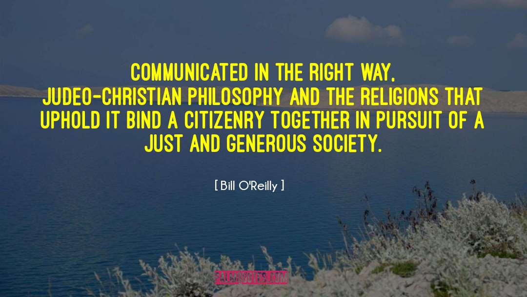 Judeo Christian quotes by Bill O'Reilly