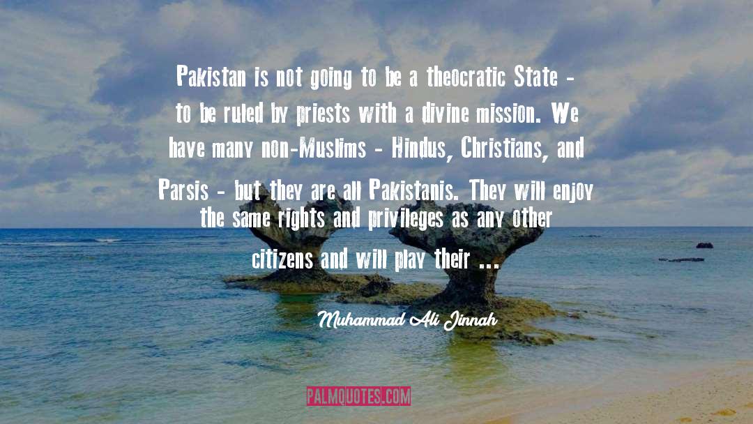 Judeo Christians quotes by Muhammad Ali Jinnah