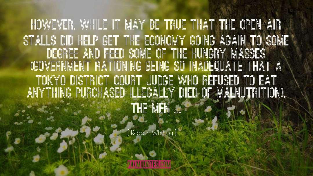 Judge Others quotes by Robert Whiting