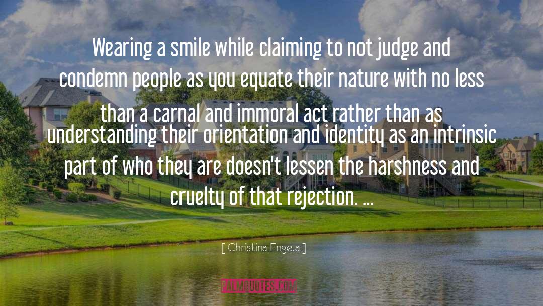 Judge quotes by Christina Engela