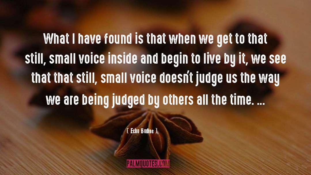 Judged By Others quotes by Echo Bodine