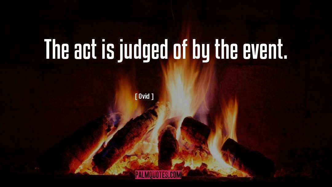 Judged quotes by Ovid