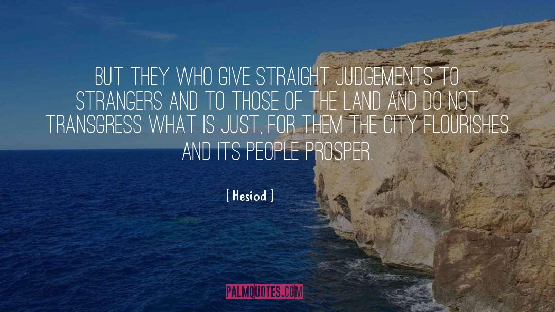 Judgements quotes by Hesiod