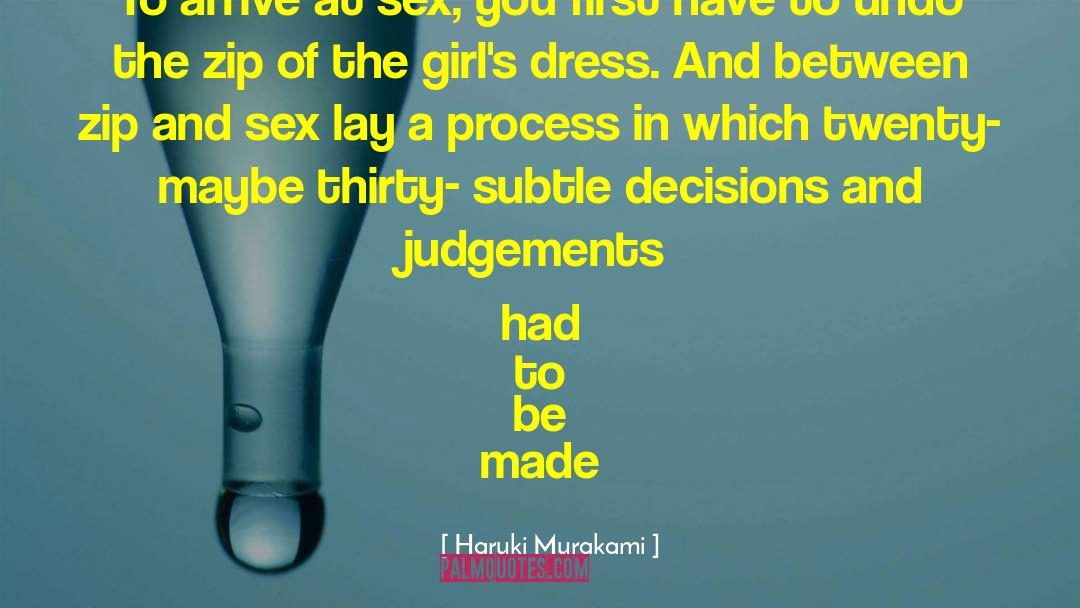 Judgements quotes by Haruki Murakami