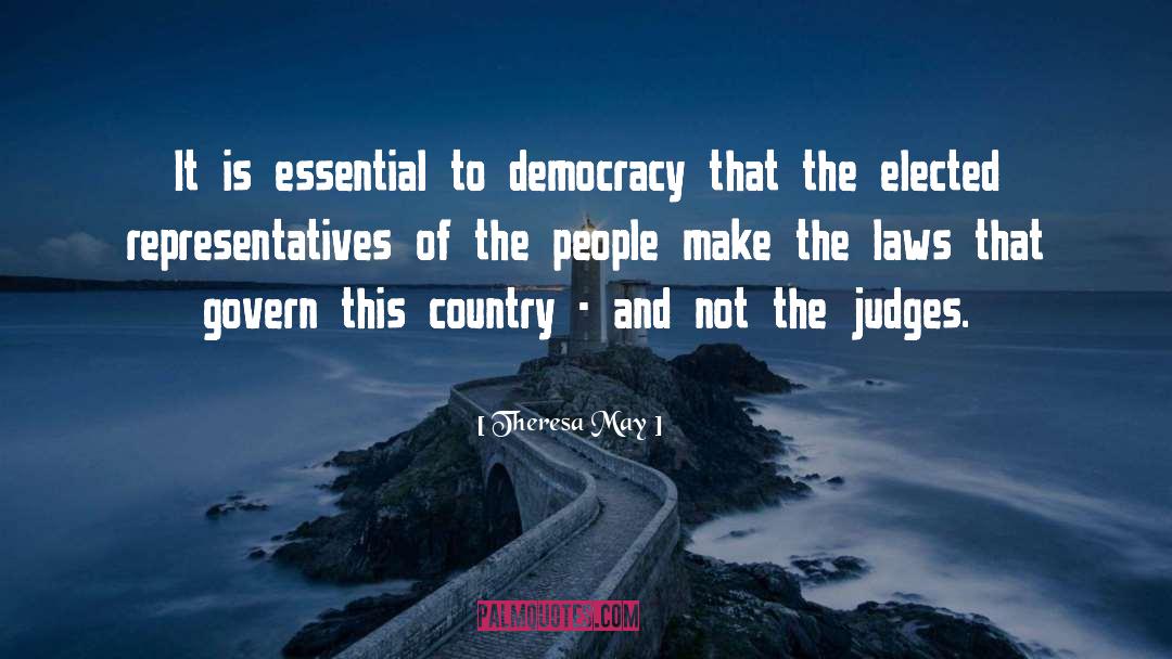 Judges quotes by Theresa May