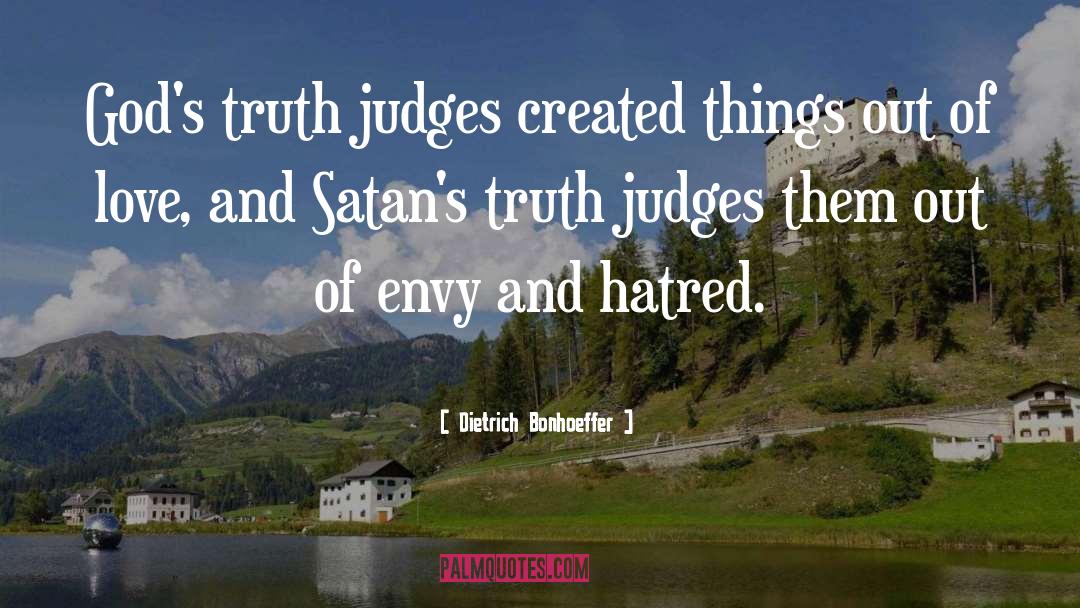 Judges quotes by Dietrich Bonhoeffer