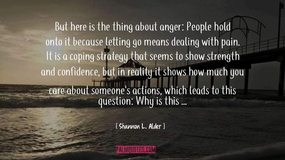 Judging Actions quotes by Shannon L. Alder