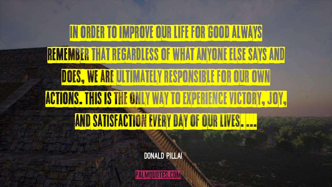 Judging Others quotes by Donald Pillai