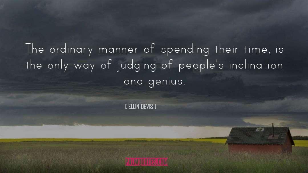 Judging People quotes by Ellin Devis