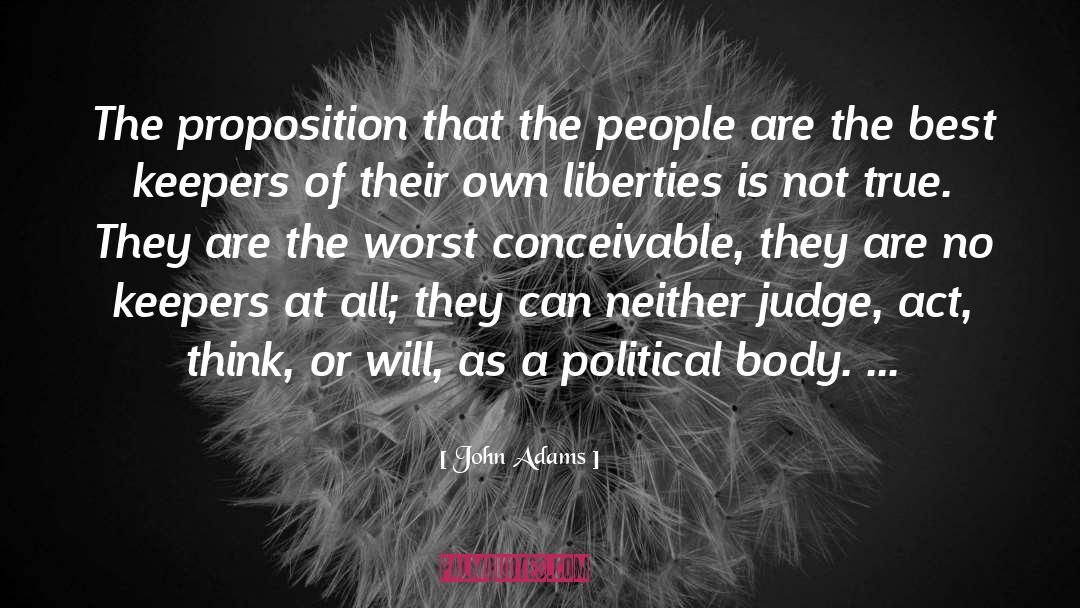 Judging People quotes by John Adams