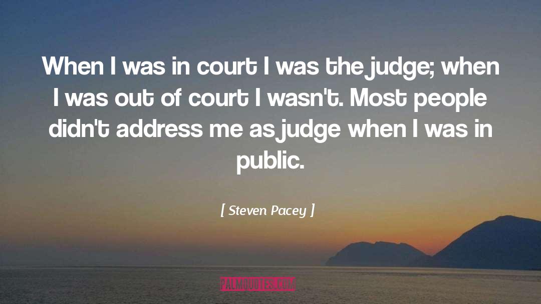 Judging People quotes by Steven Pacey