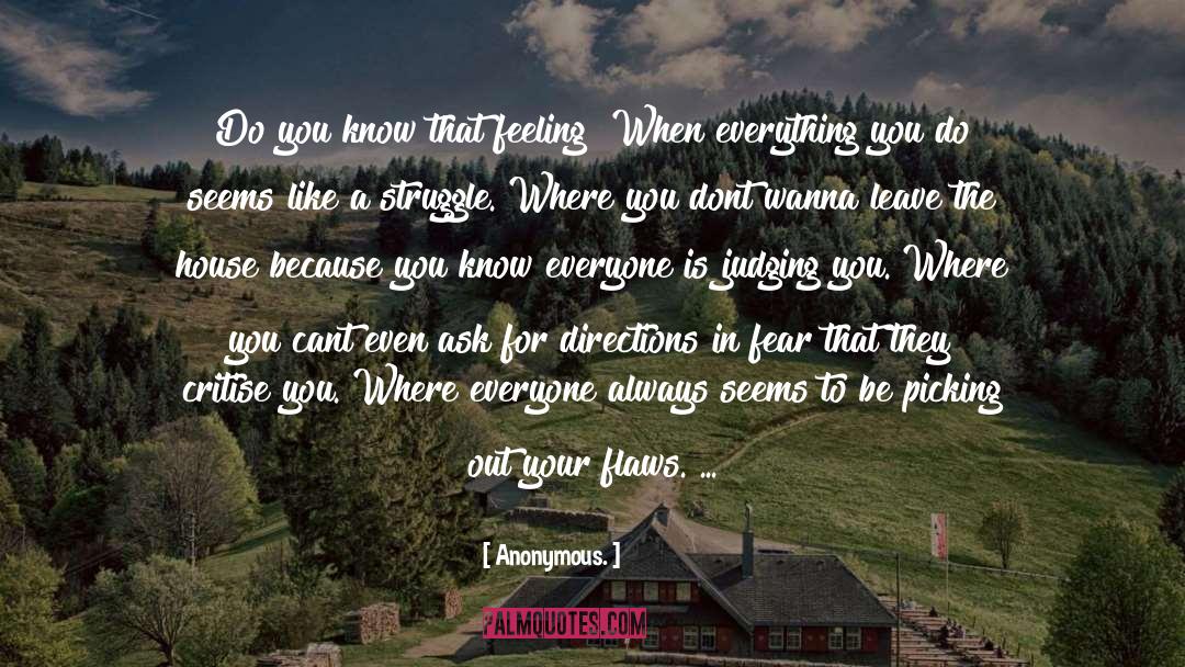 Judging You quotes by Anonymous.