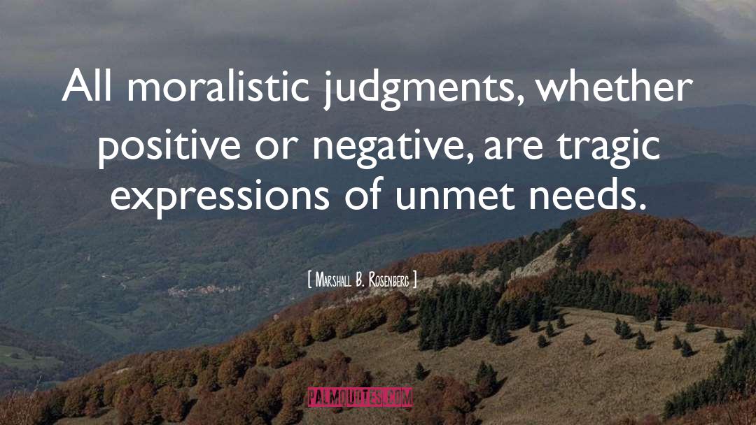 Judgments quotes by Marshall B. Rosenberg