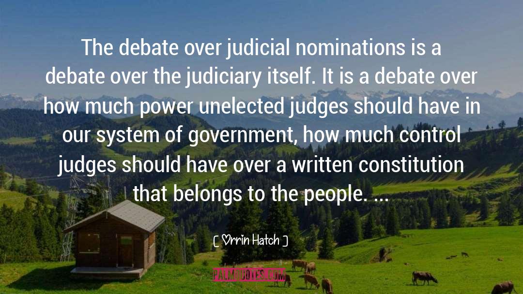 Judicial Activism quotes by Orrin Hatch