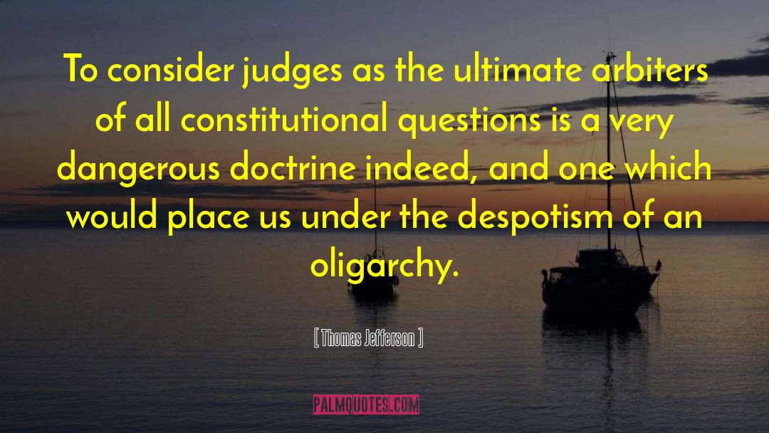 Judicial Branch quotes by Thomas Jefferson