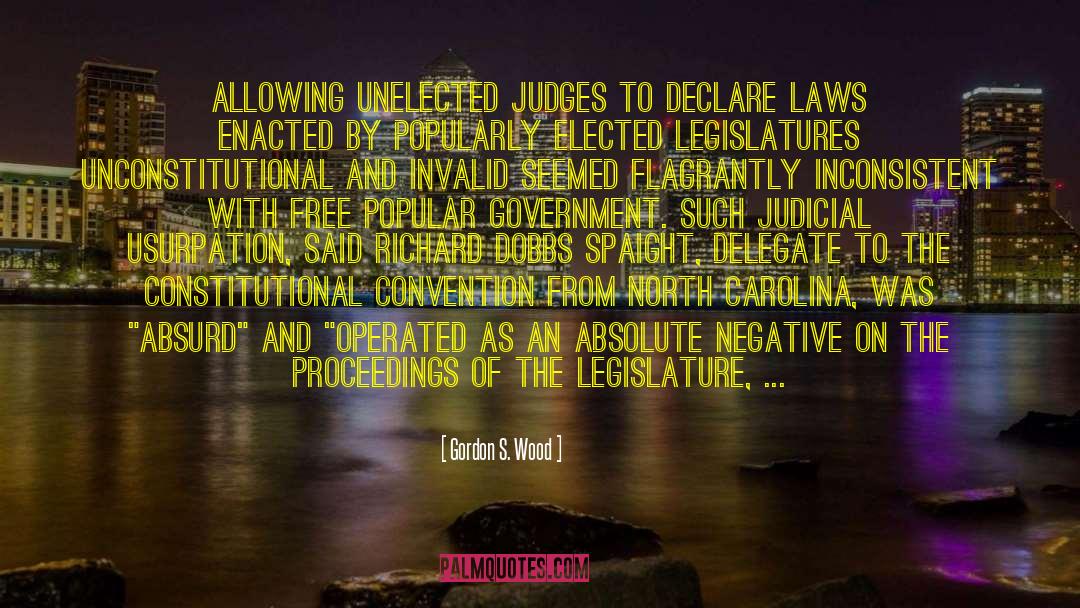 Judicial quotes by Gordon S. Wood