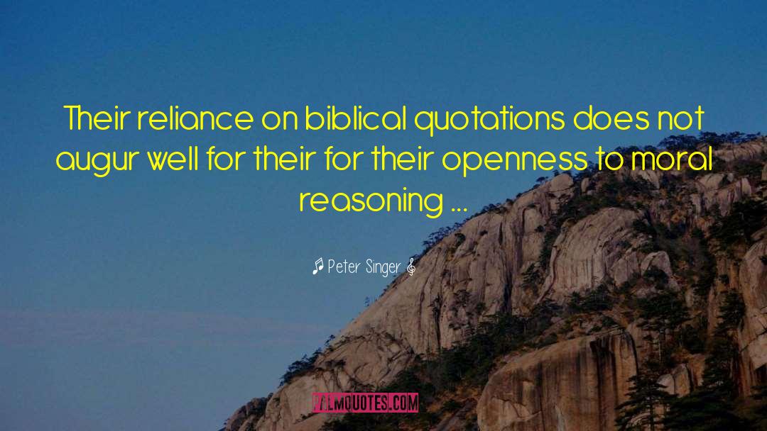 Judicial Reasoning quotes by Peter Singer