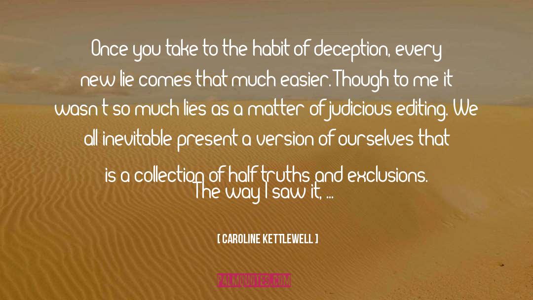 Judicious quotes by Caroline Kettlewell