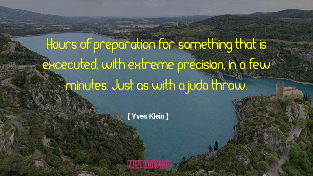 Judo quotes by Yves Klein
