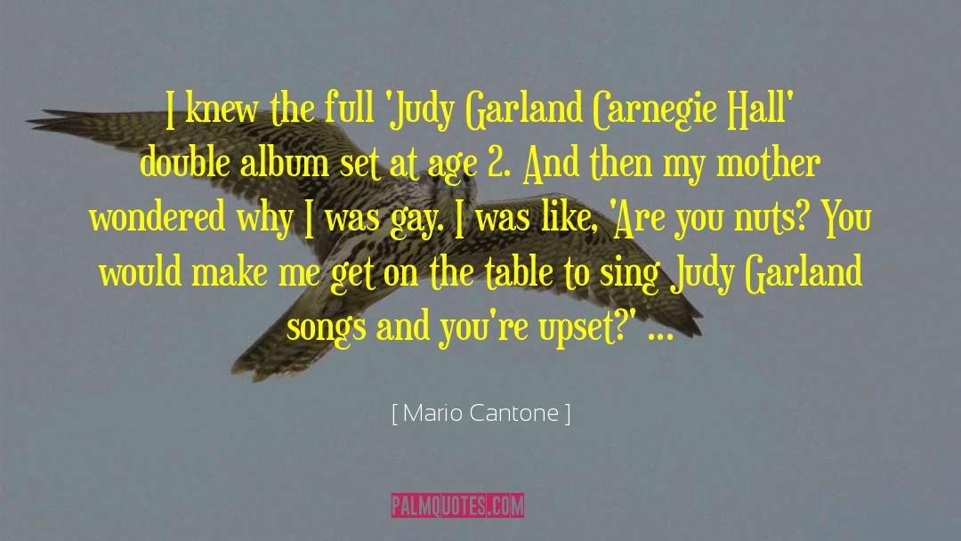 Judy Garland quotes by Mario Cantone