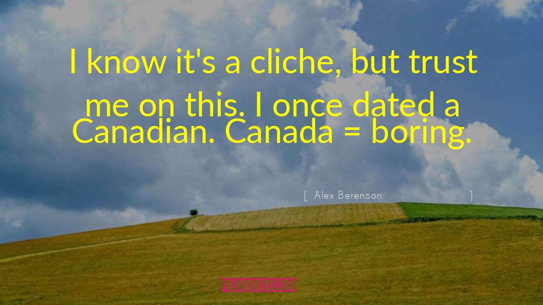 Jugements Canada quotes by Alex Berenson