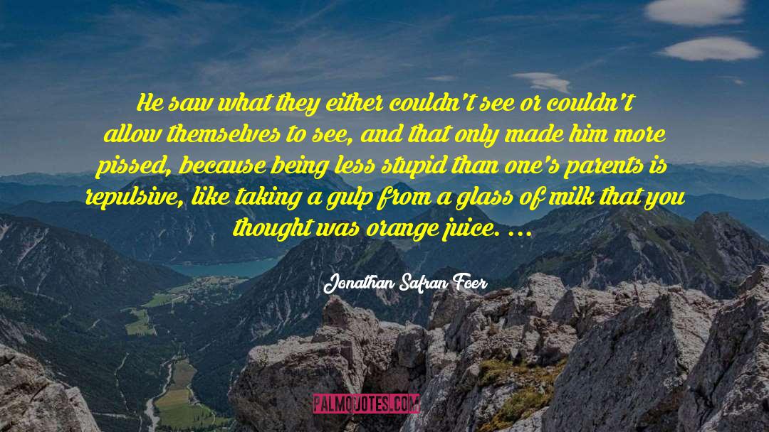 Juice Bar quotes by Jonathan Safran Foer