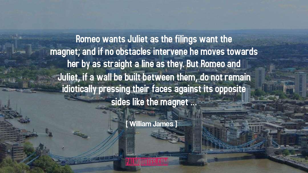 Juliet Capulet quotes by William James