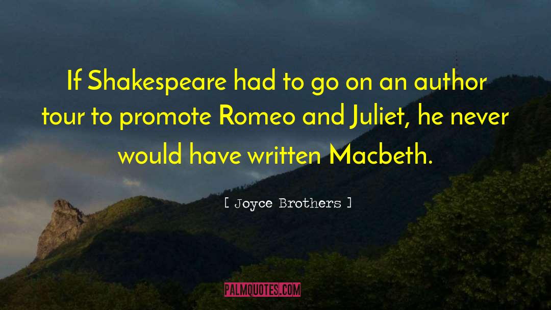 Juliet Capulet quotes by Joyce Brothers