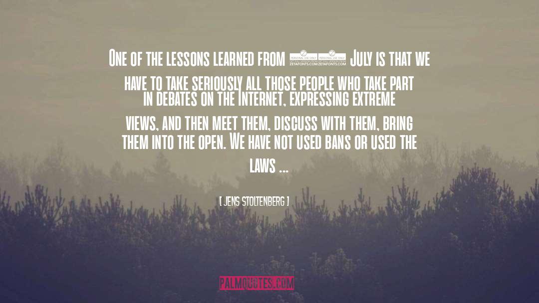 July 31 quotes by Jens Stoltenberg