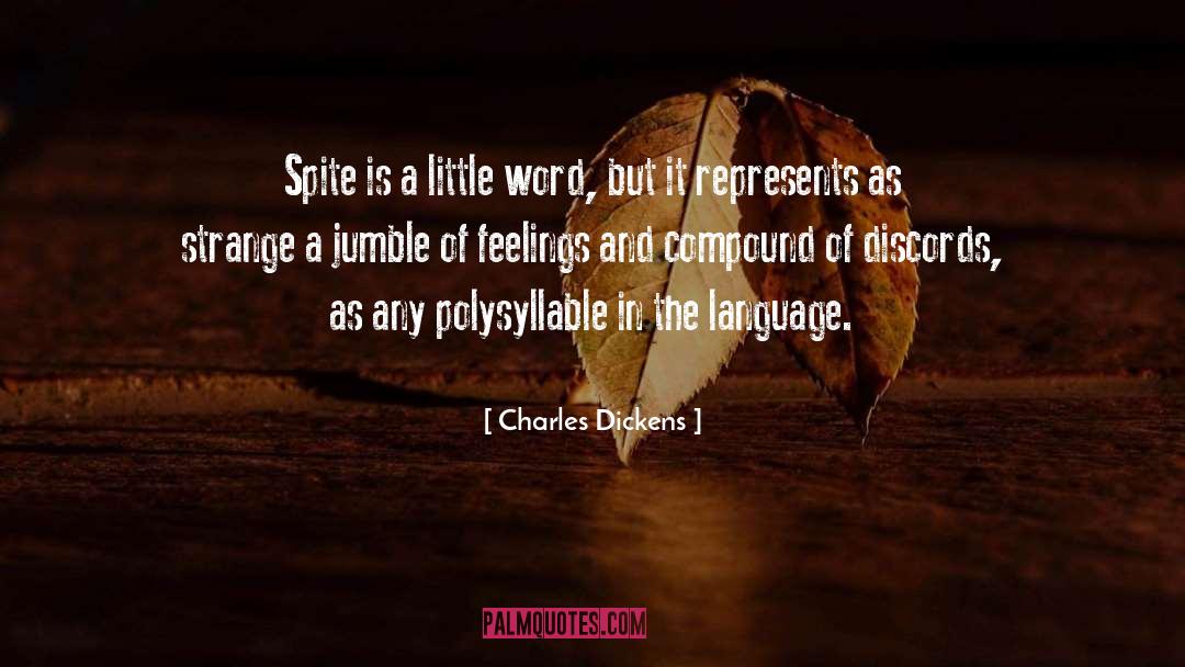 Jumble quotes by Charles Dickens
