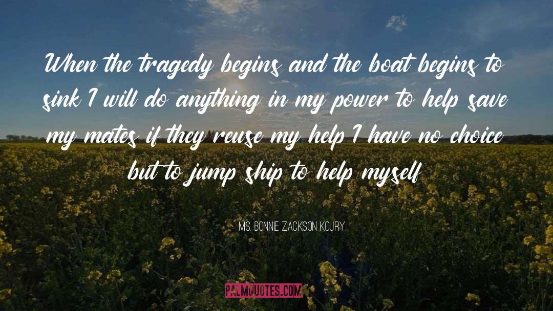 Jump quotes by Ms. Bonnie Zackson Koury