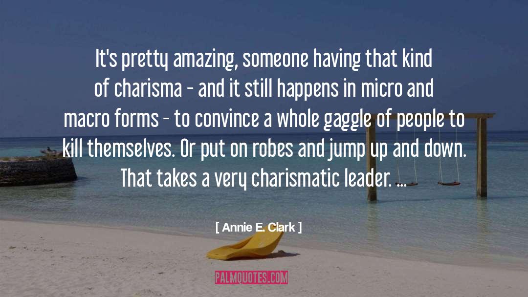 Jump Up quotes by Annie E. Clark