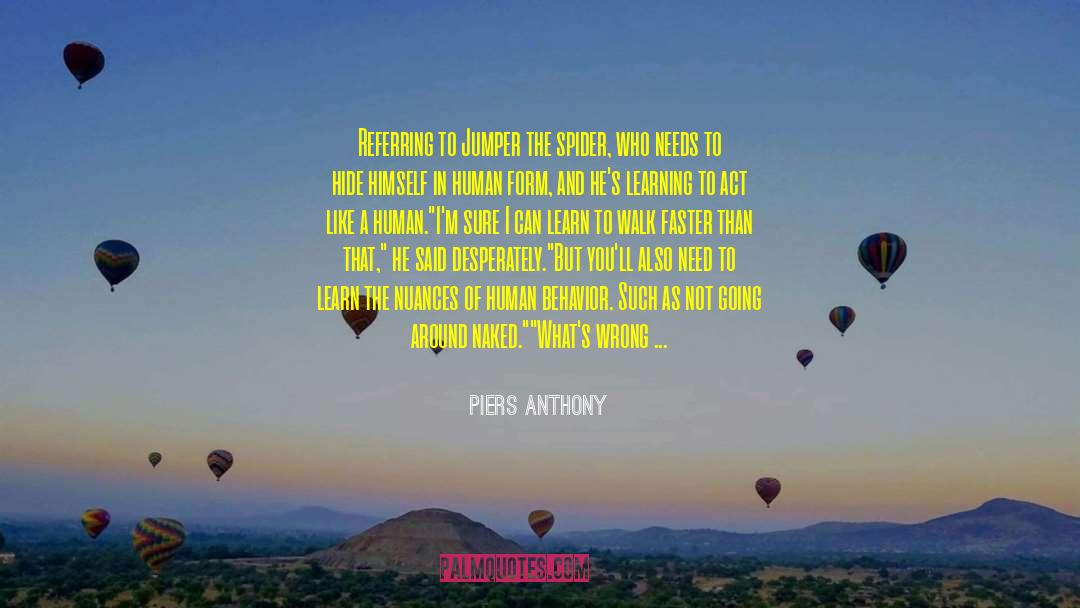Jumper quotes by Piers Anthony