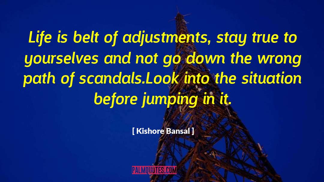 Jumping In quotes by Kishore Bansal