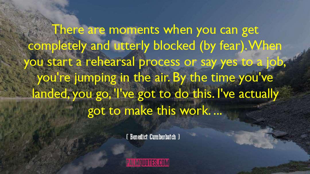 Jumping In quotes by Benedict Cumberbatch