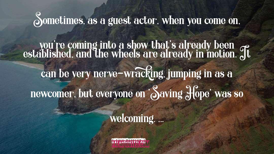 Jumping In quotes by Erin Karpluk