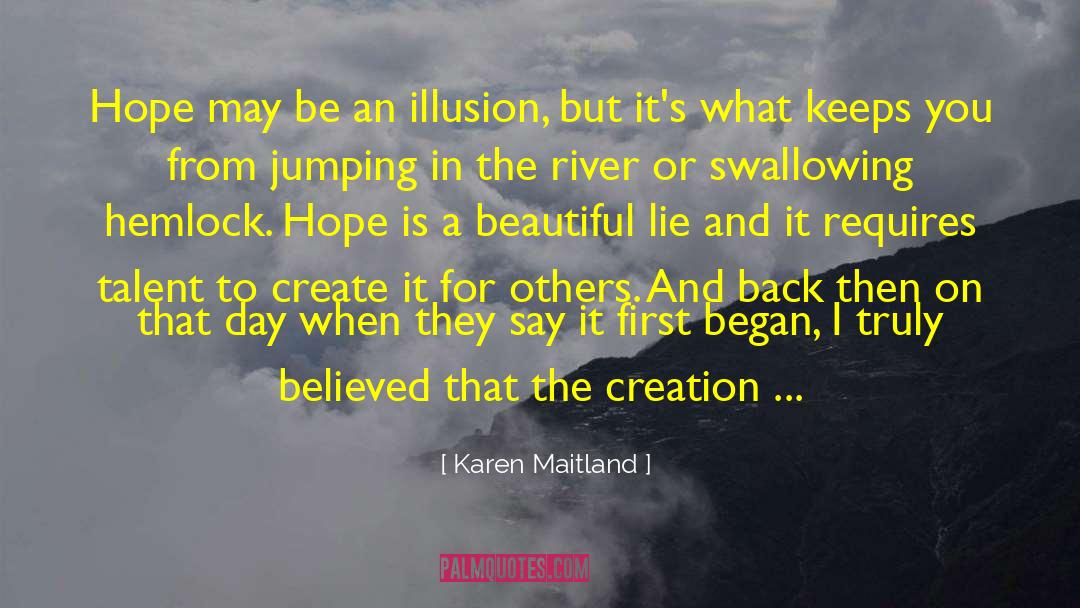 Jumping In quotes by Karen Maitland