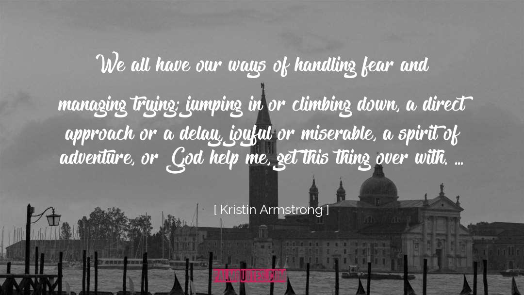 Jumping In quotes by Kristin Armstrong