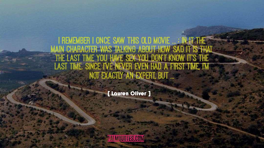Jumping Off A Cliff quotes by Lauren Oliver