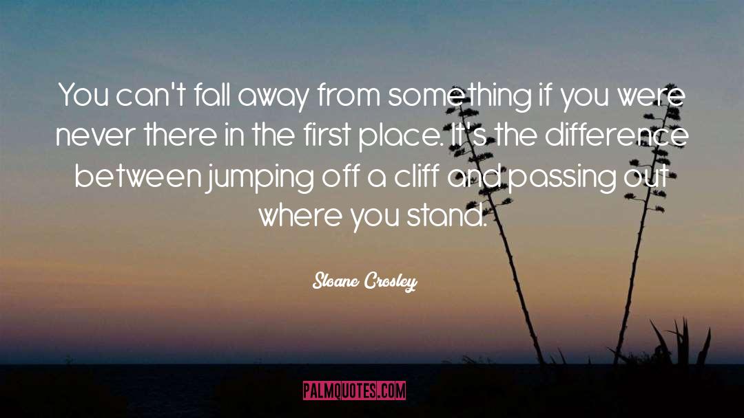 Jumping Off A Cliff quotes by Sloane Crosley