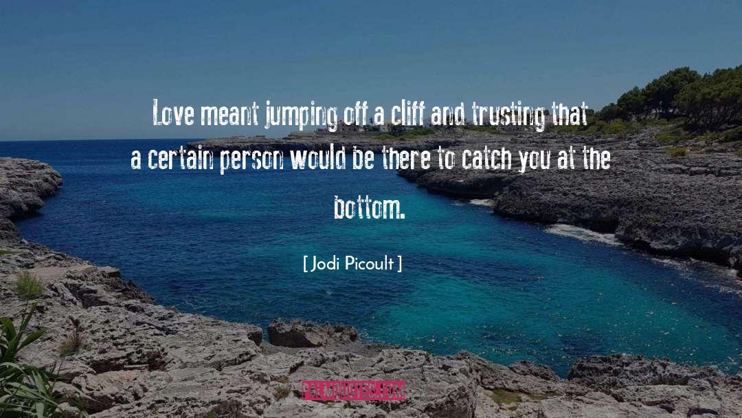 Jumping Off A Cliff quotes by Jodi Picoult