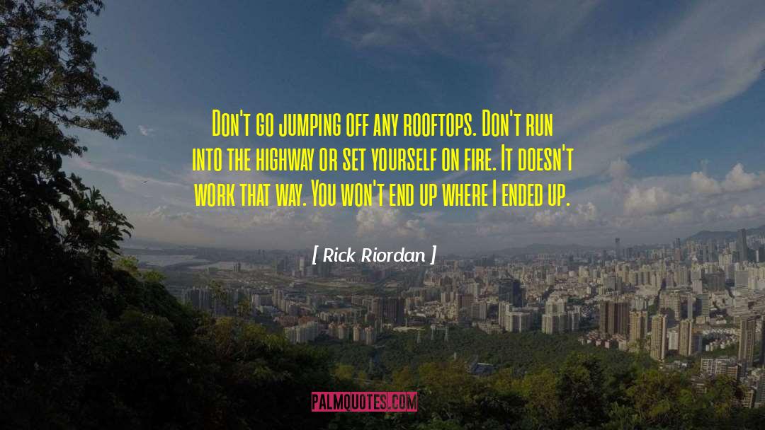 Jumping Off quotes by Rick Riordan