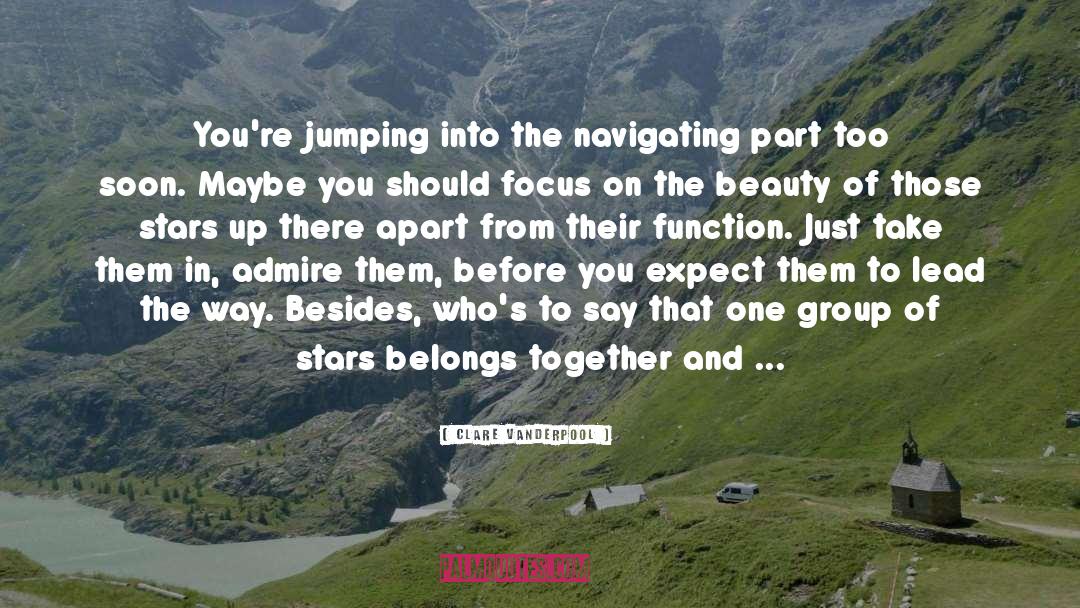 Jumping quotes by Clare Vanderpool