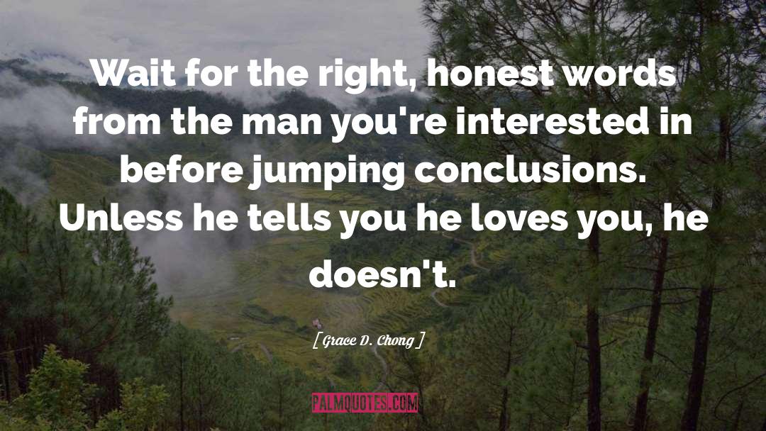 Jumping quotes by Grace D. Chong